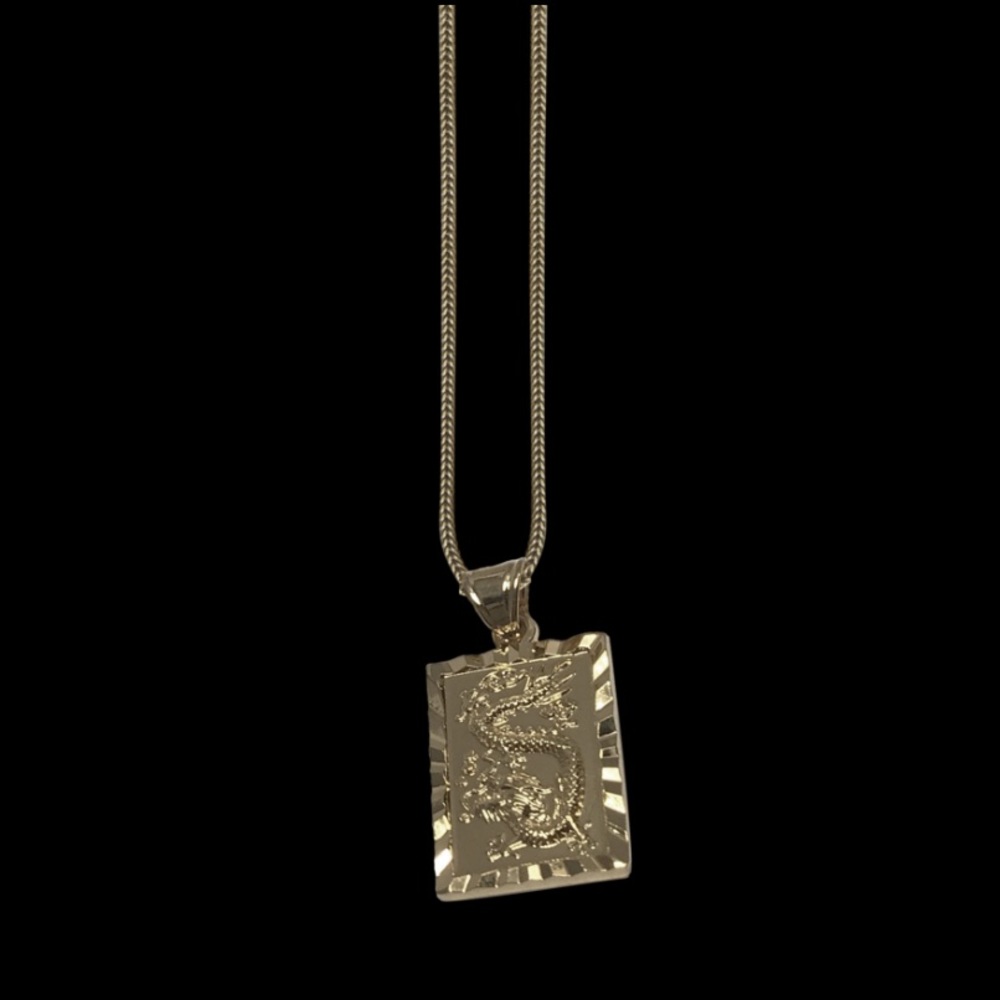 Dragon medallion pendent
